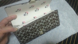 coach長財布